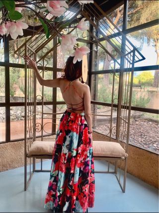 Espectacular vestido de fiesta