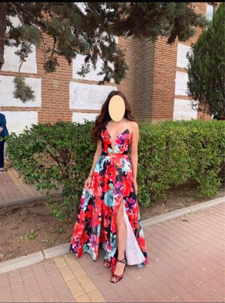 Espectacular vestido de fiesta