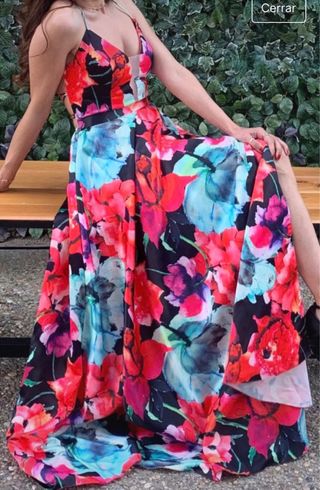 Espectacular vestido de fiesta