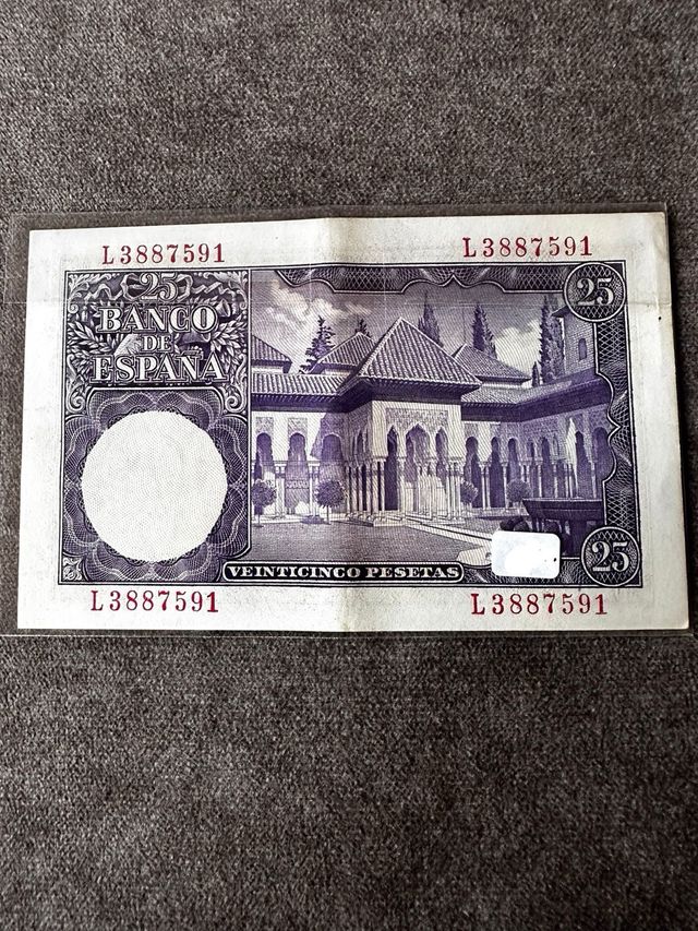 25 pesetas 1954