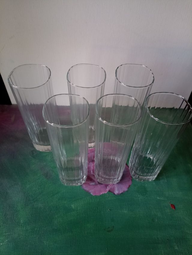 Juego de 6 vasos de tubo