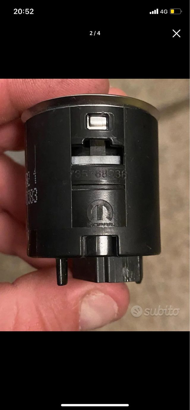Tasto accensione/spegnimento fiat 500 elettrica