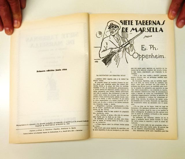 📚 Siete tabernas de Marsella, E.PH.Oppenhein,1934