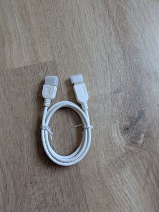 Alargador USB blanco