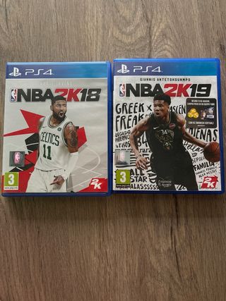 Juegos ps4 nba 2k18 y 19