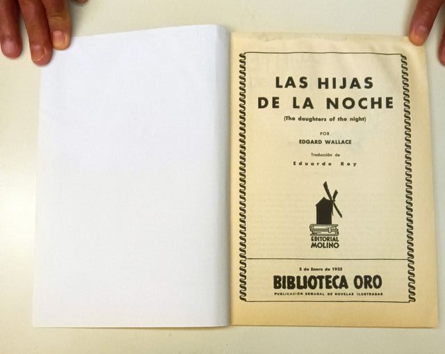 📚 Las hijas de la noche, n11, Edgar Walla,1934