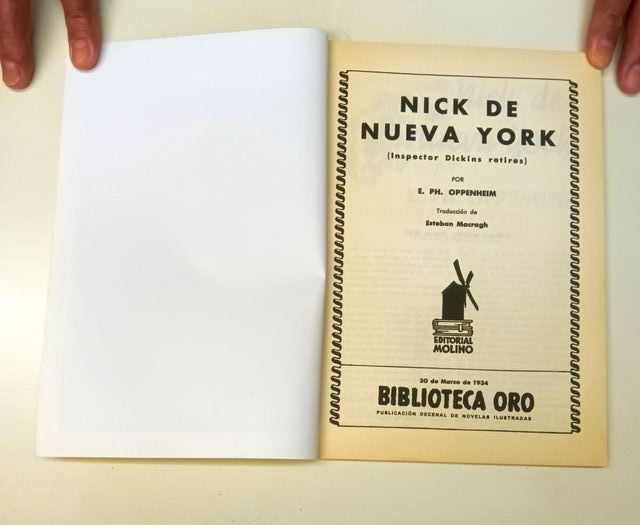📚 Nick de Nueva York, n12, E.PH.Oppenhein,1934