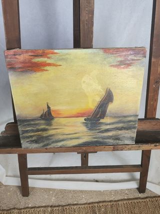 Oleo cuadro pintura paisaje