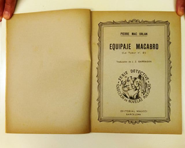 📚 Equipaje macabro, P.Mac Orlan, Ed. Maucci, 1947