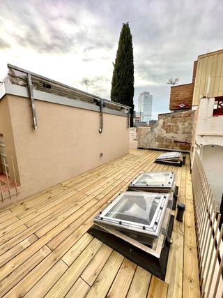Tarima en madera para exterior 