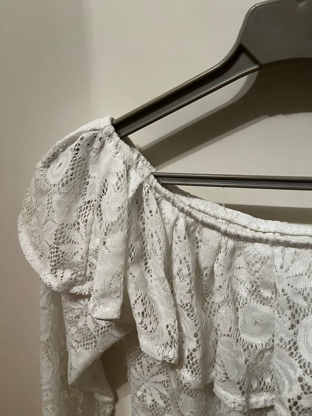 maglia pizzo bianco