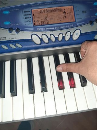 TECLADO ELECTRONICO CASIO CON LUZ