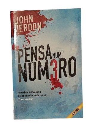 Livro "Pensa num Número" (John Verdon) 1ª edição