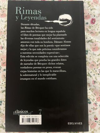 Rimas y leyendas Bècquer