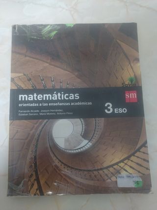 Matemáticas 3 ESO SM