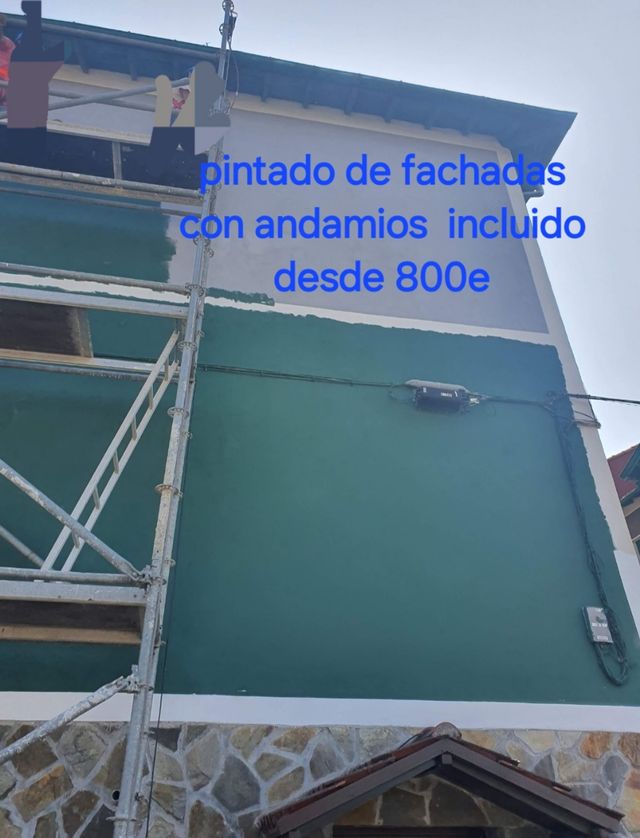 Pinte su fachada  desde 800e,reformas