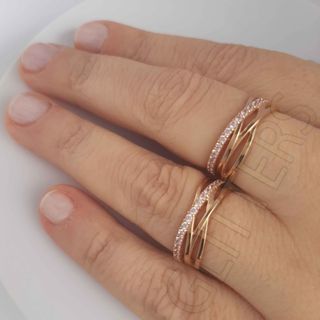 Anillo Oro Rosa 23x1,5mm (rosa)