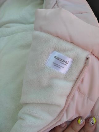 Saco bebe marca Mayoral 