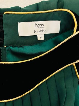 Vestido verde cocktail Hoss Intropia