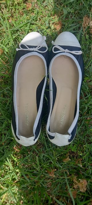Ballerine Viamaestra, nero/bianco, nr 38