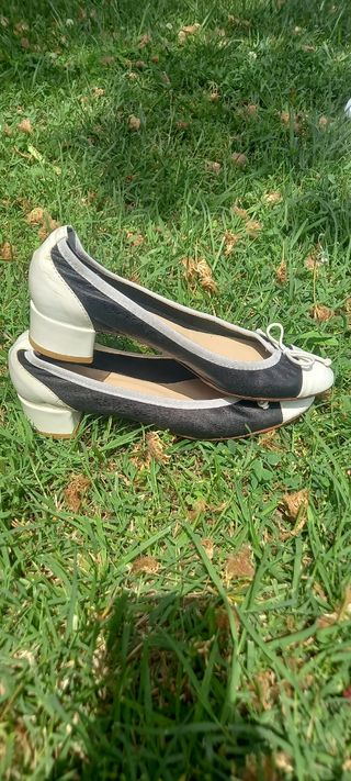 Ballerine Viamaestra, nero/bianco, nr 38