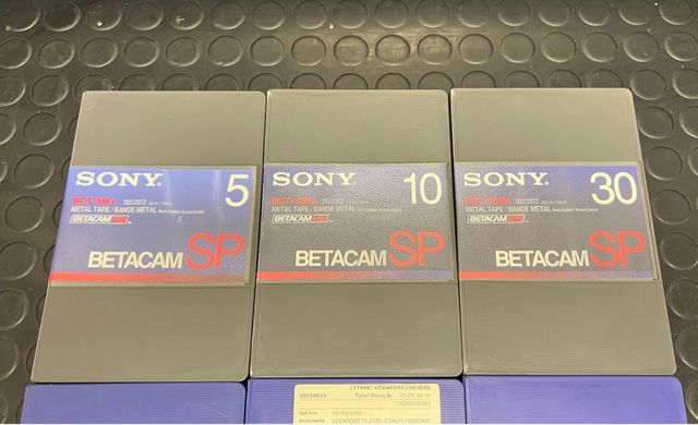 6 Tape Video Betacam SONY BCT SP and Digital