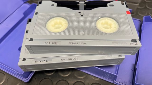 5 Tape Video Betacam SONY BCT SP and Digital