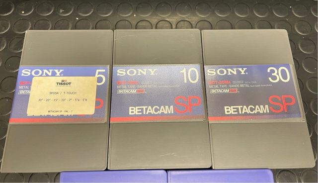 5 Tape Video Betacam SONY BCT SP and Digital