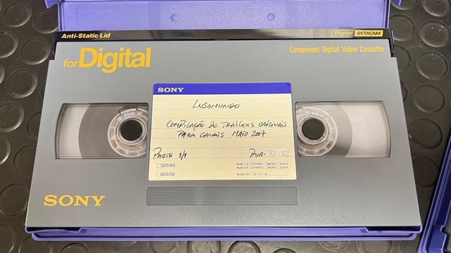 4 Tape Video Betacam SONY BCT SP and Digital