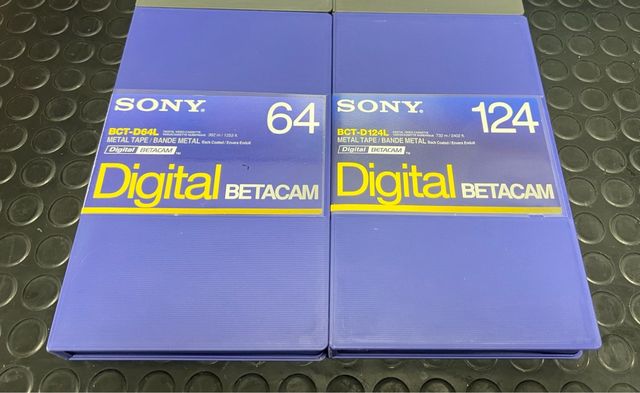 4 Tape Video Betacam SONY BCT SP and Digital