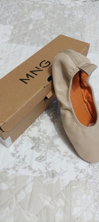 BAILARINAS MANGO NUEVAS PIEL T.36