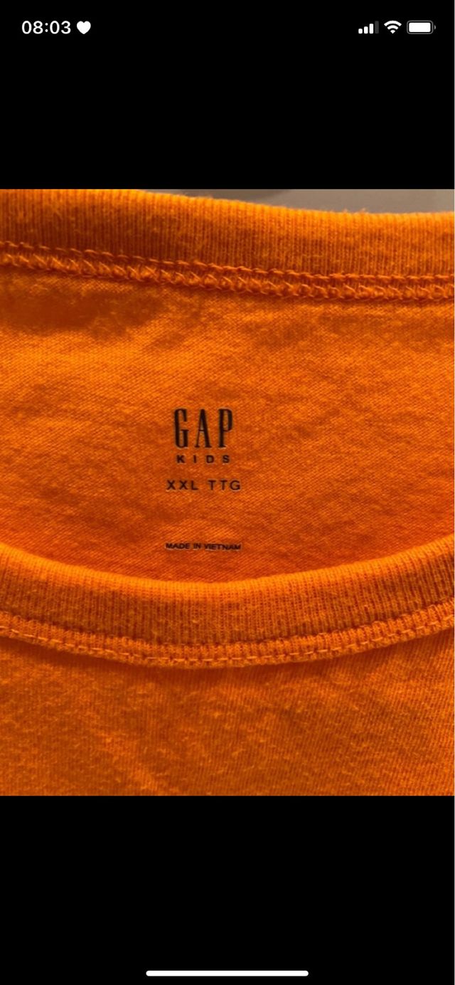 Maglietta ragazzo GAP arancione