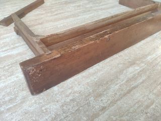 Cajón máquina de coser antigua