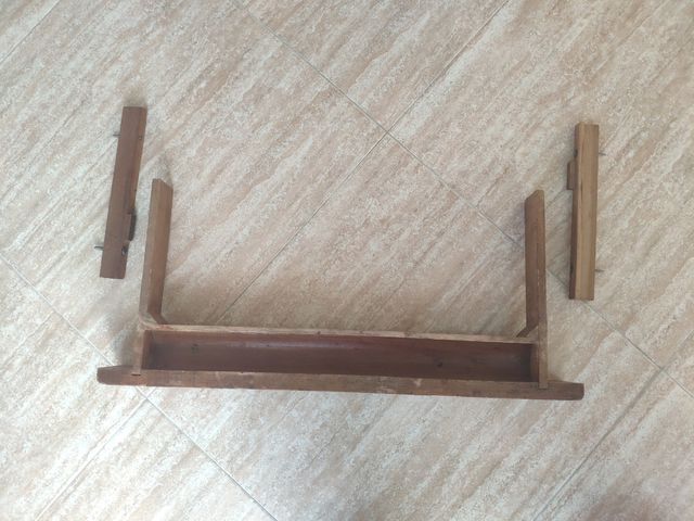 Cajón máquina de coser antigua