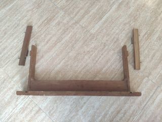 Cajón máquina de coser antigua