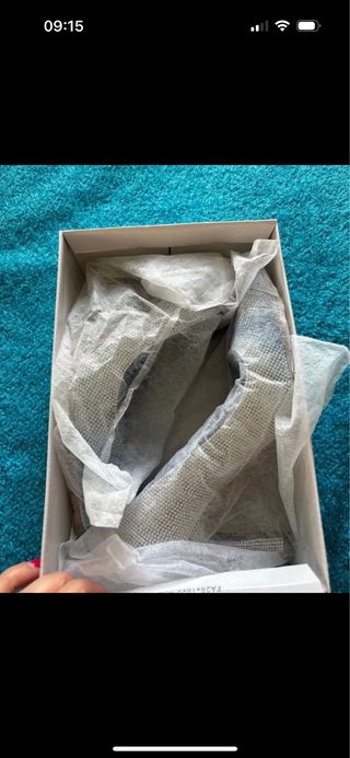 Decollete sfumate brillantini blu