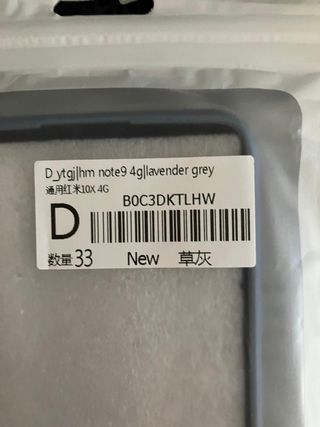 Funda móvil Xiaomi Redmi note 9 4G