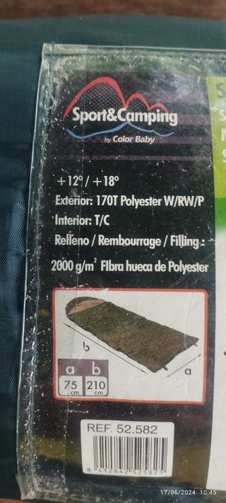 Sacos de dormir y hamaca