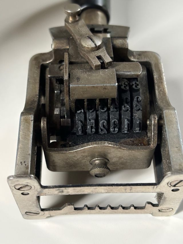 Antico timbro numerico