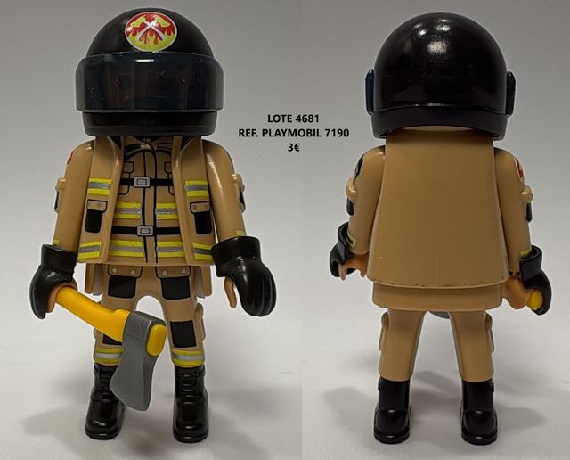 Lote 2015 3841 4681 4727 Playmobil emergencia