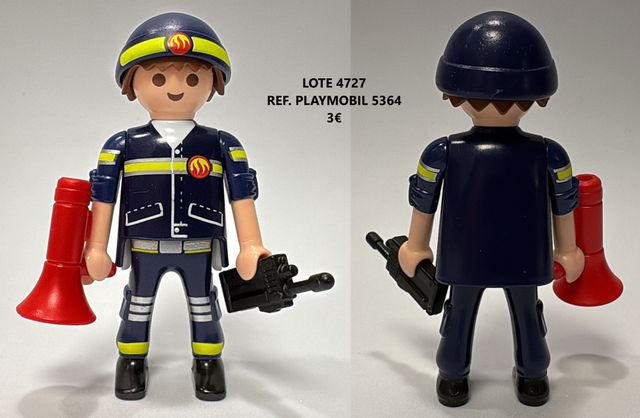 Lote 2015 3841 4681 4727 Playmobil emergencia