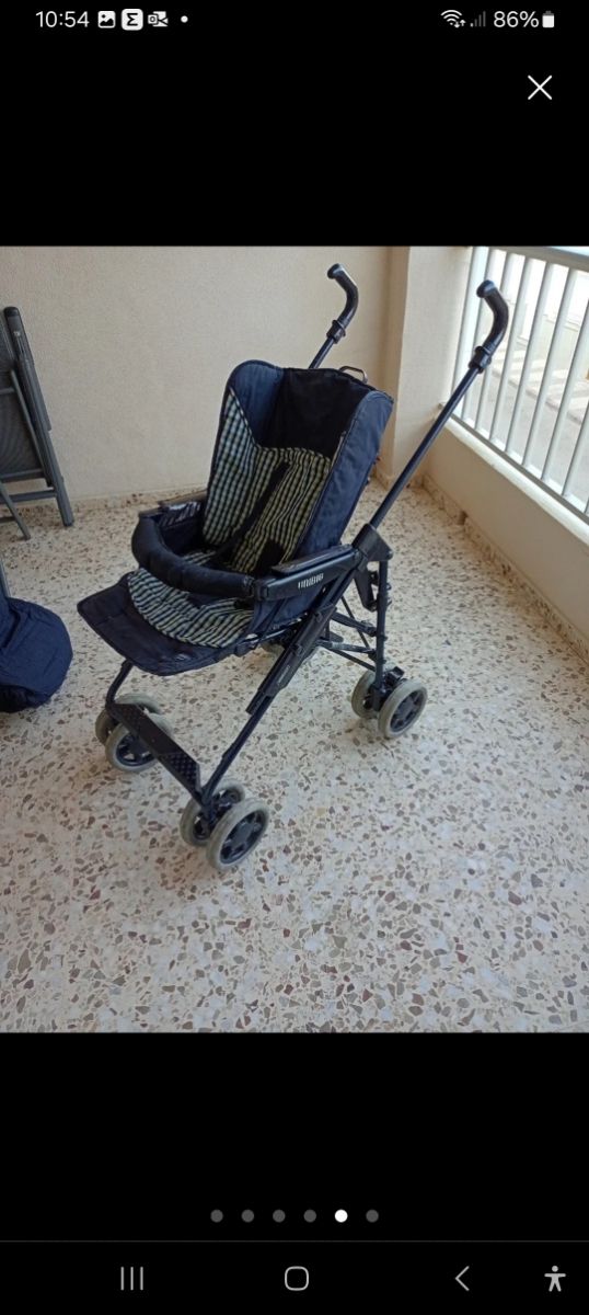 Conjunto Silla y portabebé.