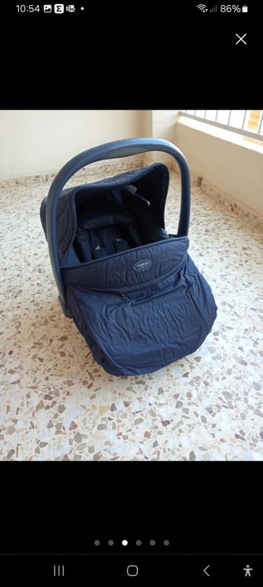 Conjunto Silla y portabebé.