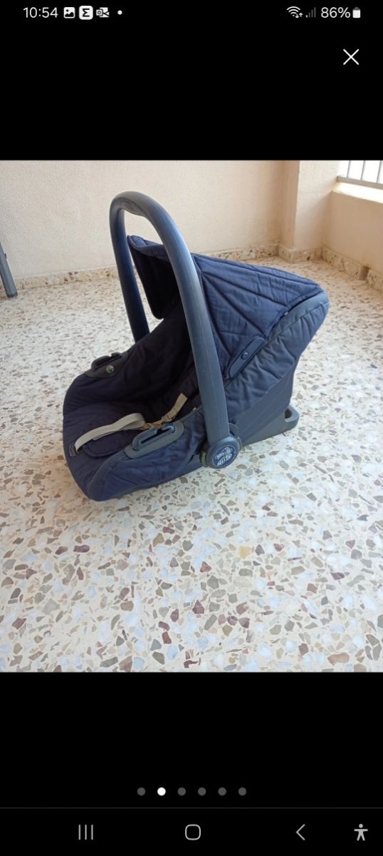 Conjunto Silla y portabebé.