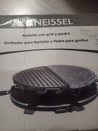 Raclete y piedra asar dos en una