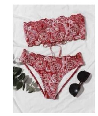 Bikini Shein Rojo