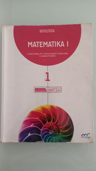 MATEMATIKA 1 Batxillergoa ANAYA HARITZA