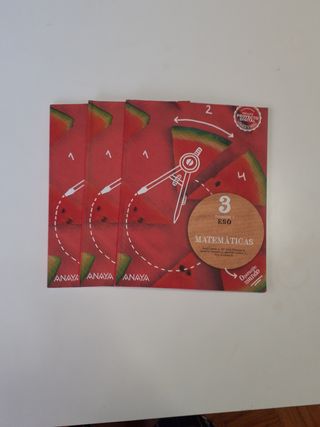 Libros Matemáticas 3 ESO