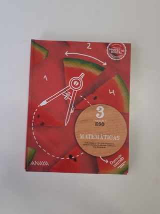 Libros Matemáticas 3 ESO