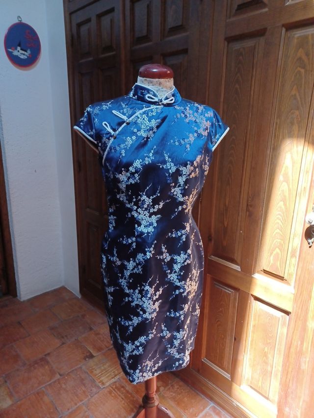 VESTIDO SEDA INSPIRACION ORIENTAL